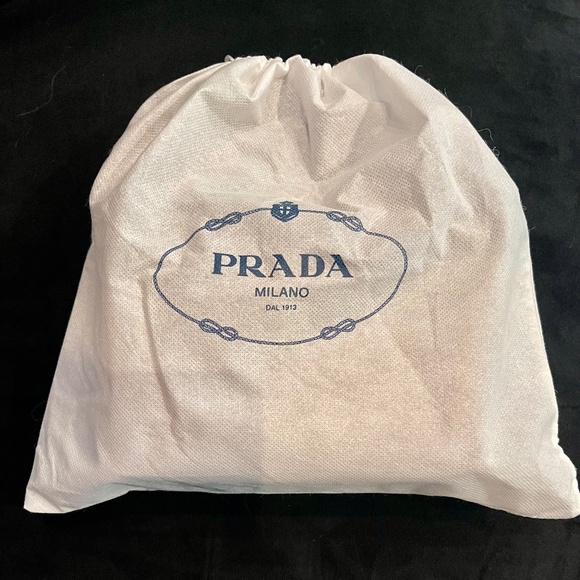 Prada Crossbody leather Bandoliera Camera Bag with Guitar Strap Caramel color - Picture 11 of 11